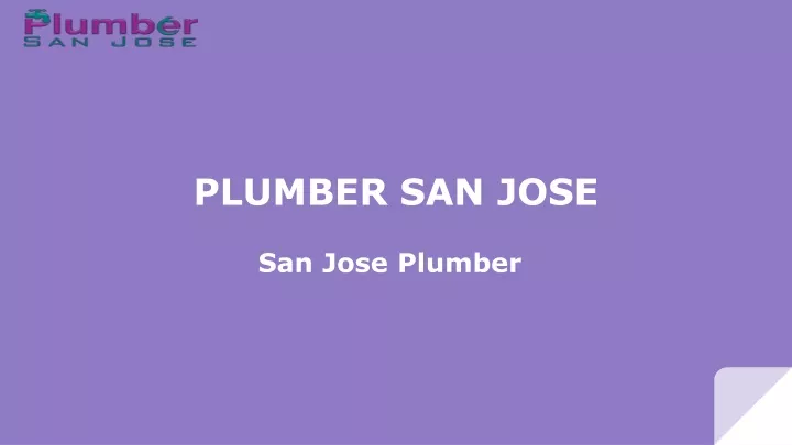 plumber san jose