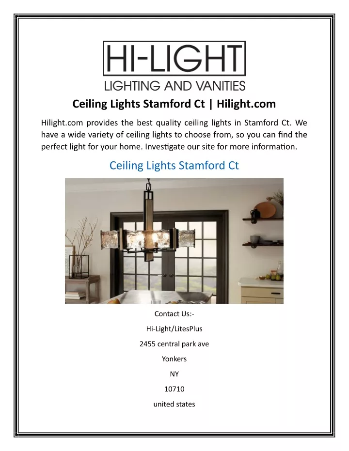 ceiling lights stamford ct hilight com