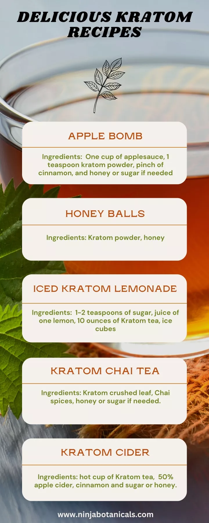 delicious kratom recipes