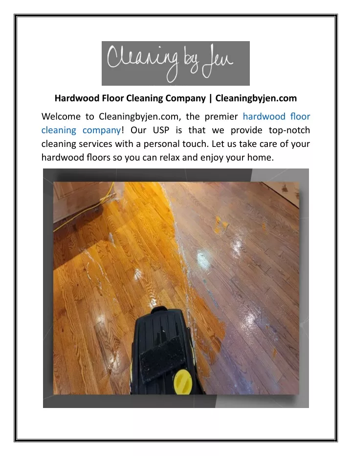 hardwood floor cleaning company cleaningbyjen com