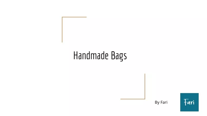 handmade bags