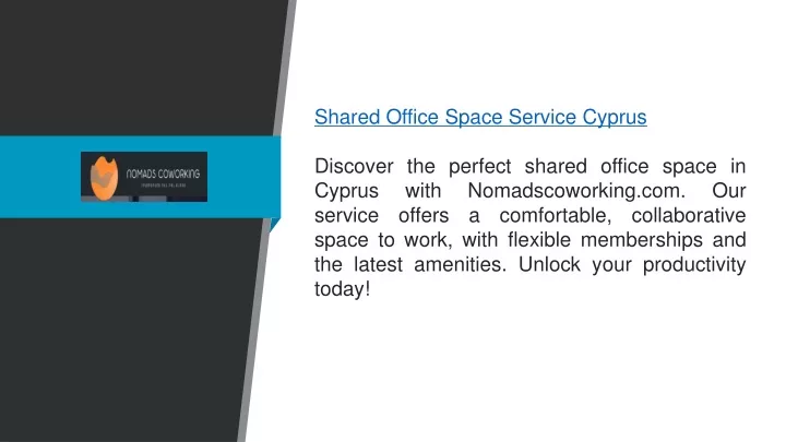 shared office space service cyprus discover