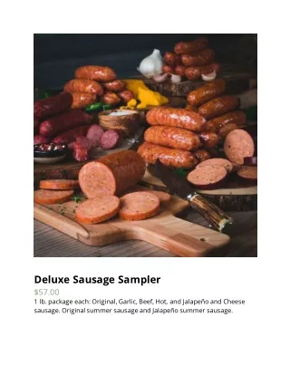 Deluxe Sausage Sampler