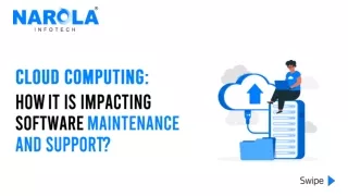 The Impact of Cloud Computing on Software Maintenance | Narola Infotech Blog