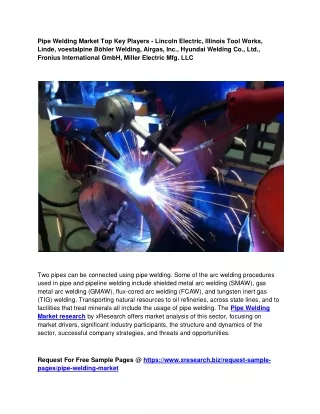pipe welding market top key players lincoln