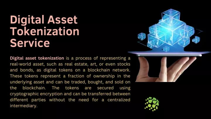 digital asset tokenization service