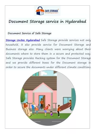 Document Storage service in Hyderabad