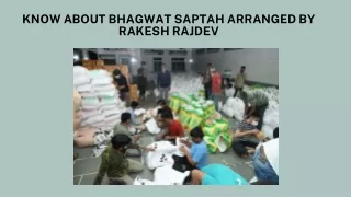 know about bhagwat saptah arranged by rakesh