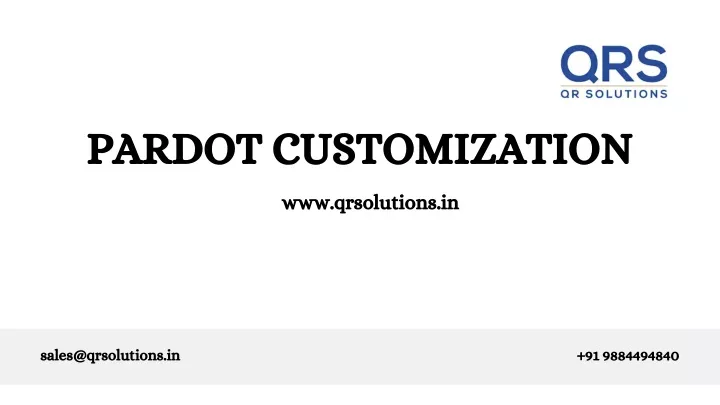 pardot customization