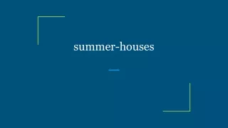 summer-houses