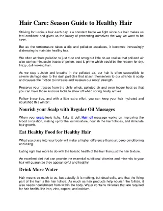 Hair Care  by Lotus Organics