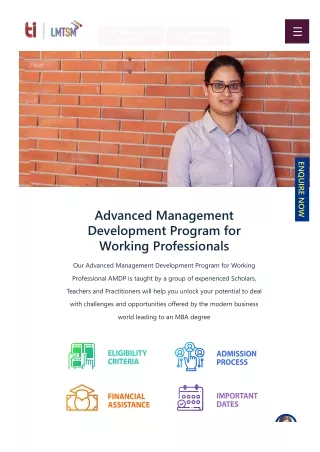 Advance Development Management Program | LM Thapar School of Management