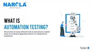Automated Software Testing: Streamline Your QA Process | Narola Infotech