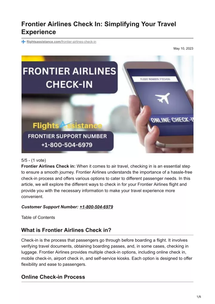 my trip check in frontier