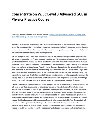 concentrate on wjec level 3 advanced