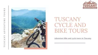 Bike & Cycle Tours in Tuscany