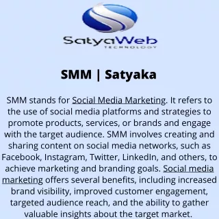 SMM - Satyaka