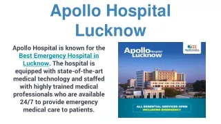 Best ICU Facility Hospital in Lucknow - Apollo Hospital (2)