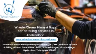 The best Car Detaling Services in Hyderabad