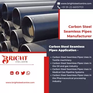 Low Temperature CS Seamless Pipe | Carbon Steel IBR Approved Pipes | SS Pipe | B