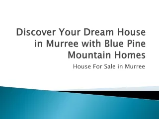House For Sale in Murree