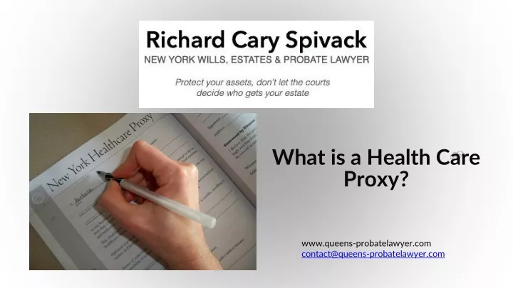 what is a health care proxy