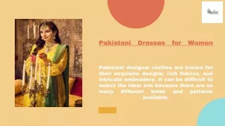 Pakistani Dresses for Women