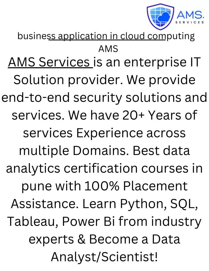 business application in cloud computing