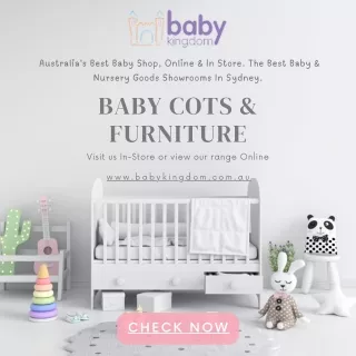 Shop High-Quality Cots and Furniture at Baby Kingdom