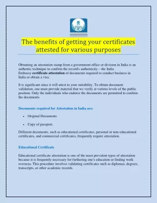 the benefits of getting your certificates