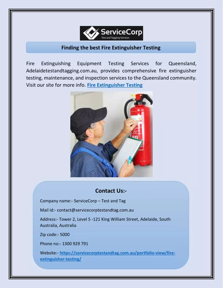 finding the best fire extinguisher testing