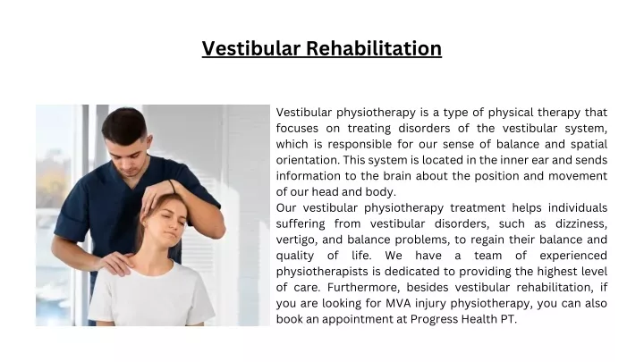 vestibular rehabilitation