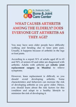 you may have seen older people have difficulty