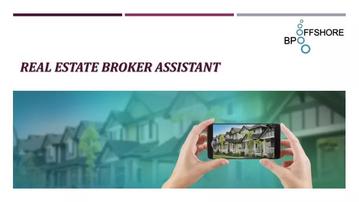 real estate broker assistant