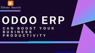 Odoo ERP Can Boost Your Business Productivity