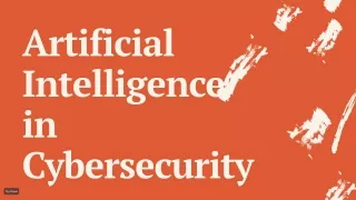 artificial intelligence in cybersecurity