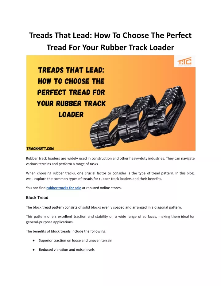 treads that lead how to choose the perfect tread