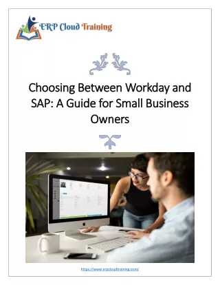 Choosing Between Workday and SAP: A Guide for Small Business Owners