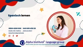 Spanisch lernen - Alpha Institute