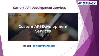 custom api development services
