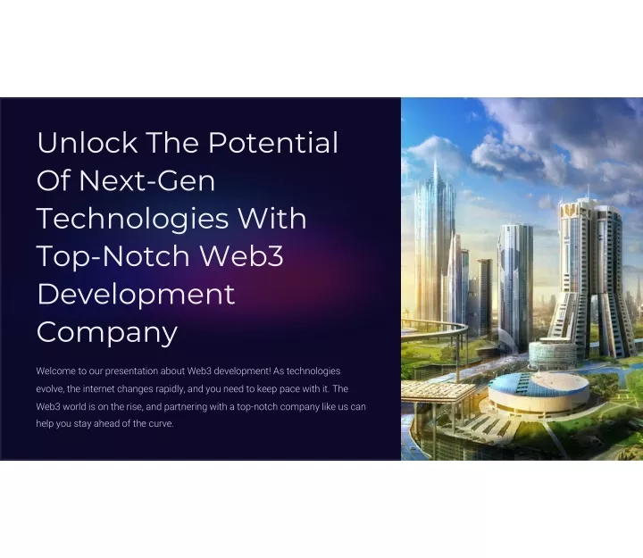 unlock the potential of next gen technologies