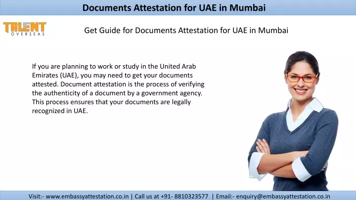 documents attestation for uae in mumbai