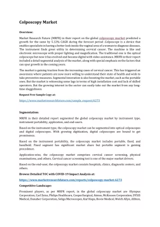 colposcopy market
