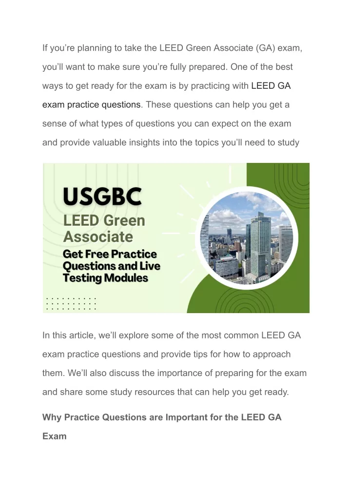 if you re planning to take the leed green