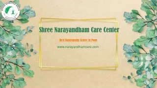 Best Naturopathy treatment center in Pune | Naryandhamcare center