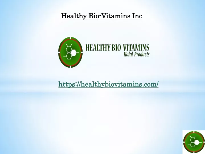 healthy bio vitamins inc