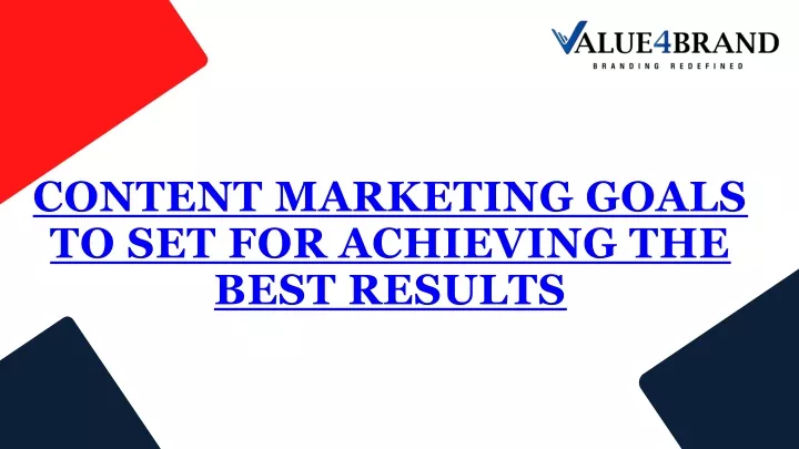 content marketing goals to set for achieving