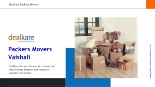 Packers Movers Vaishali, Best Packers Movers Vaishali | DealKare Packers