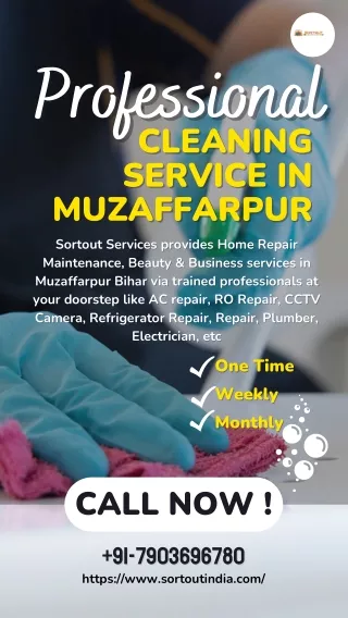 Professional Cleaning Service in Muzaffarpur