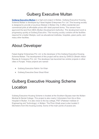 gulberg executive multan